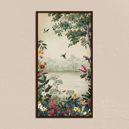Tropical Haven Nature Artwork Canvas Wall Print