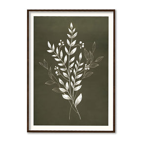 Nature's Outline 1 Scandinavian Artwork Canvas Print for Wall