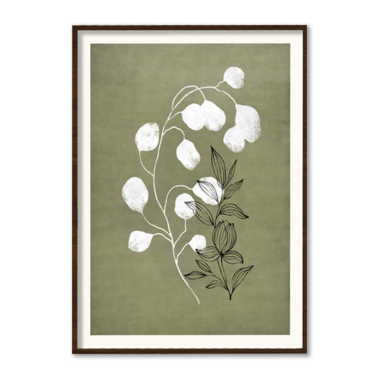 Nature's Outline 2 Scandinavian Wall Artwork | Nature Canvas Painting for Wall | Wall Decor | Wall Painting
