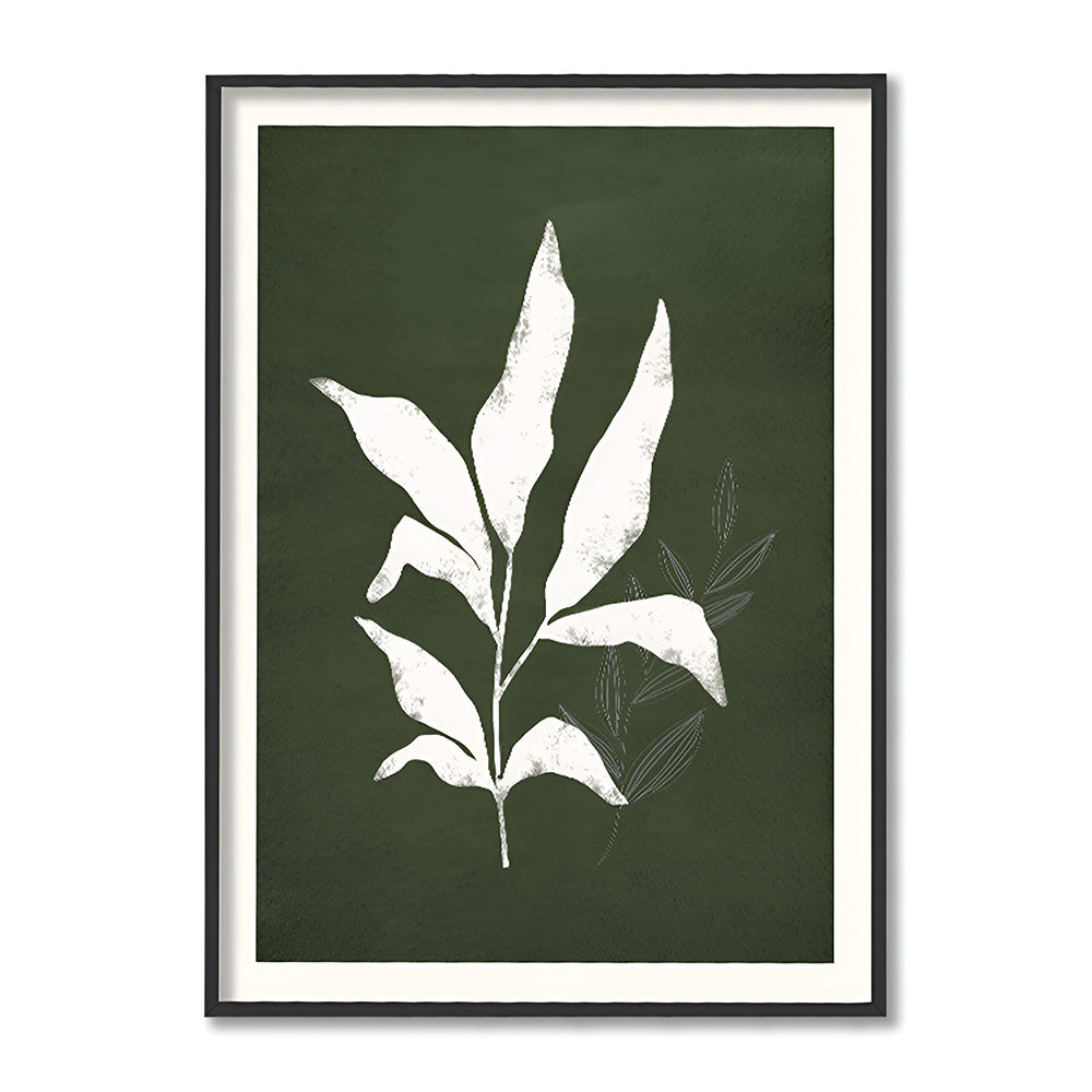 Nature's Outline 3 Scandinavian Artwork Canvas Wall Print