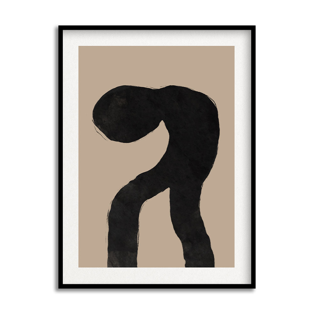 Nordic 1 Black and White Canvas Wall Art Printng Room | Bedroom