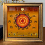 Traditional Pichwai Laxmi Ji Footprint Artwork with Gift Box