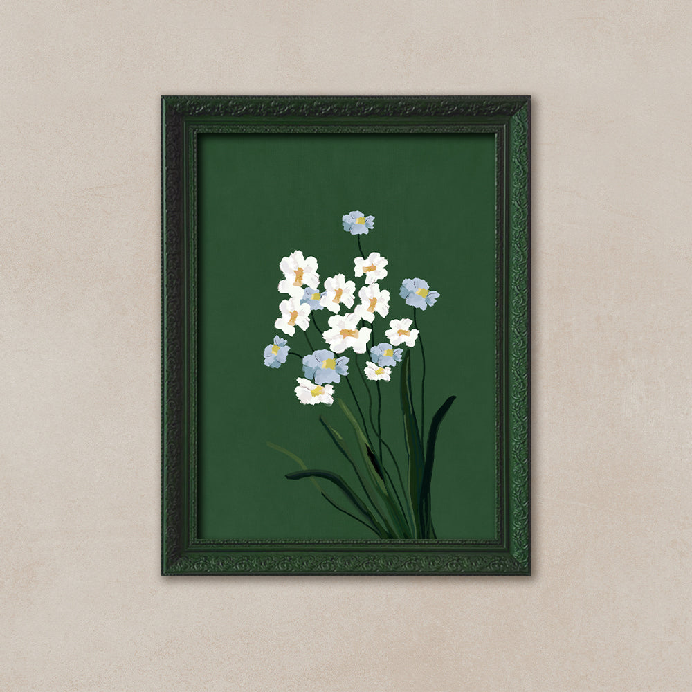 Ornate Botanicals 3 Mixed Media Canvas Wall Artwork