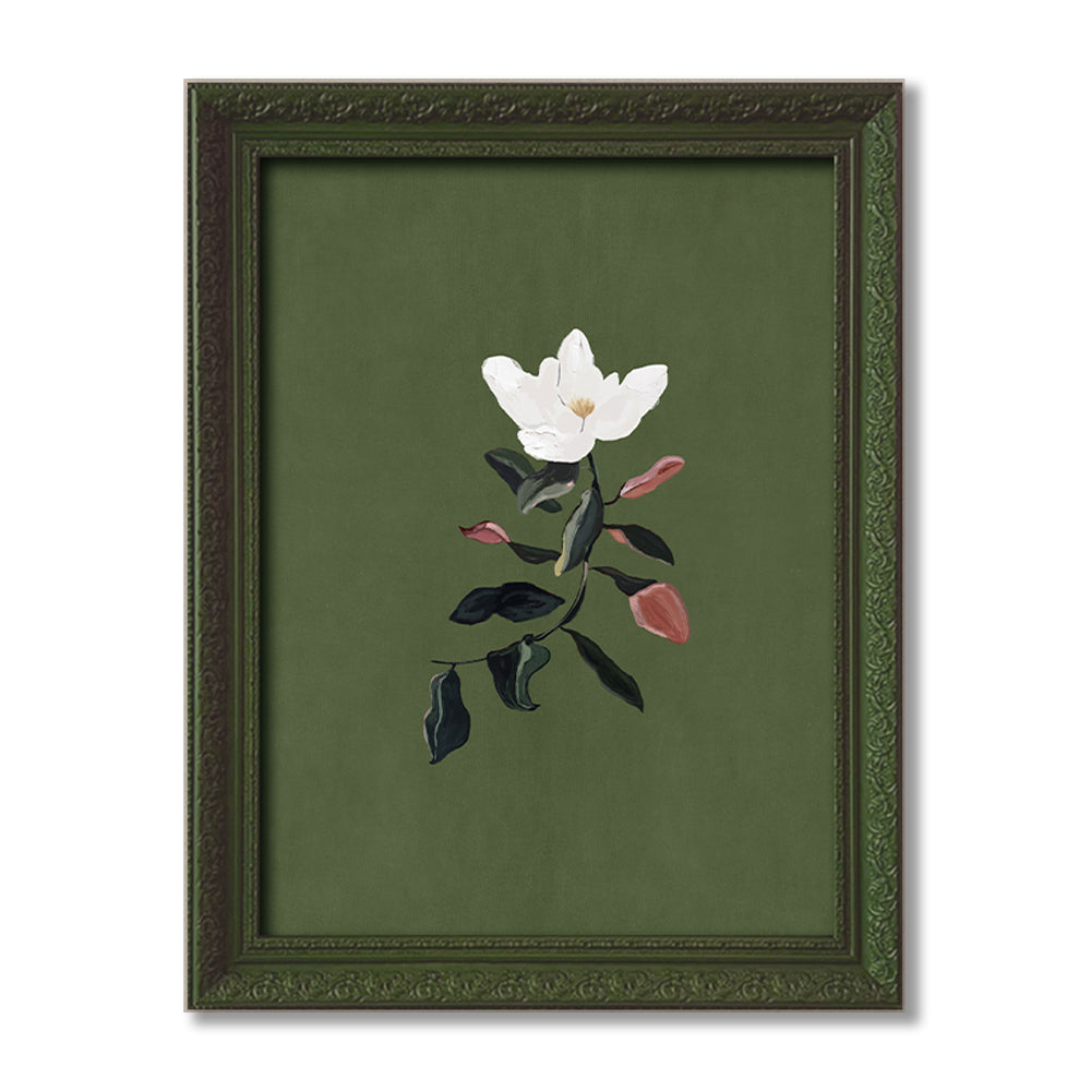 Ornate Botanicals 4 Mixed Media Canvas Wall Artwork