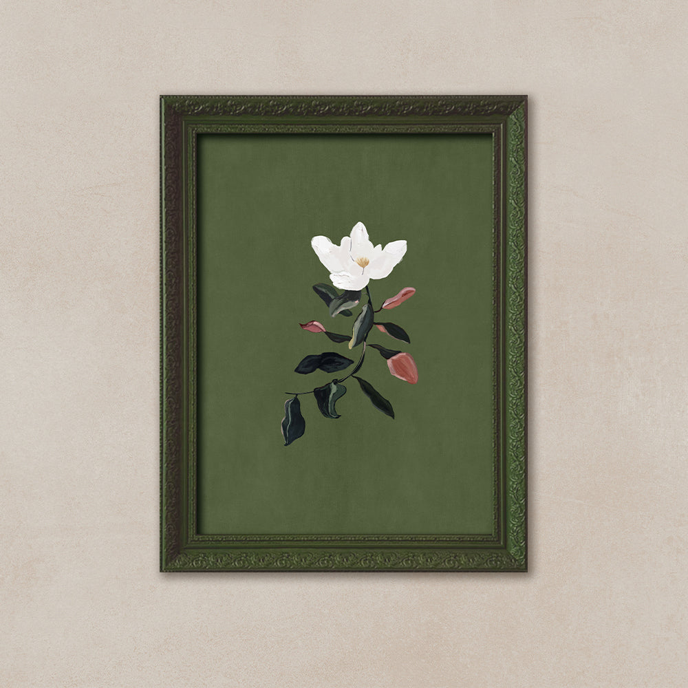 Ornate Botanicals 4 Mixed Media Canvas Wall Artwork