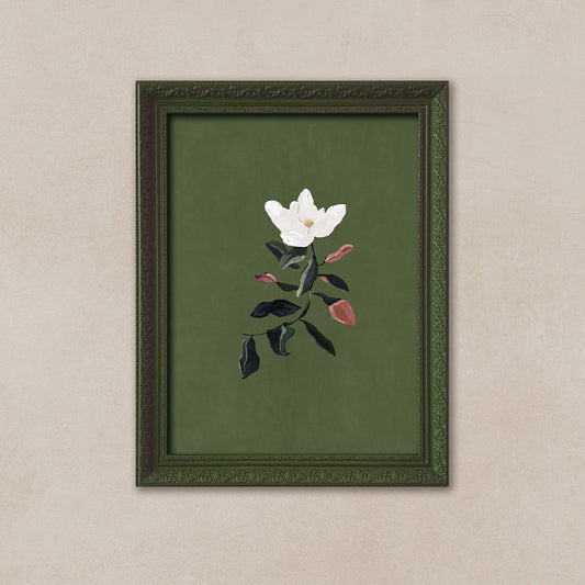 Ornate Botanicals 4 Mixed Media Canvas Wall Artwork