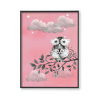 Owls Wall Art Canvas Print for Kids Room