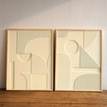 Abstract Harmonies Mixed Media Canvas Wall Artwork