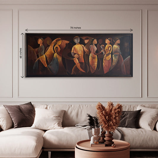 Figurative Abstract Modern Wall Painting Canvas