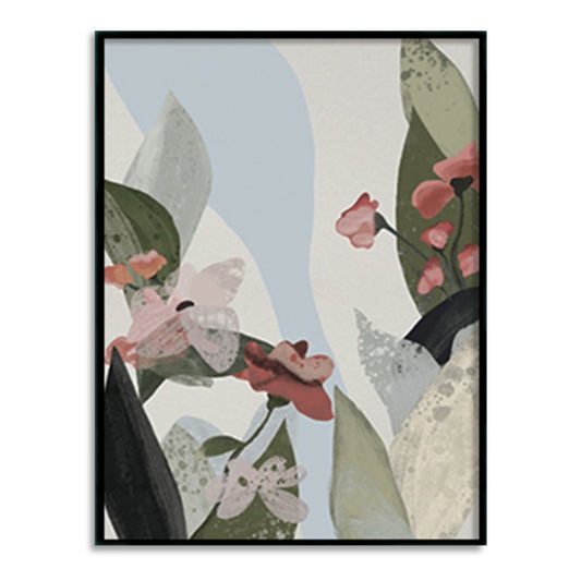 Pastel Floral 4 Nature Artwork Canvas Print for Wall