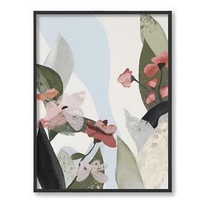 Pastel Floral 4 Nature Artwork Canvas Print for Wall