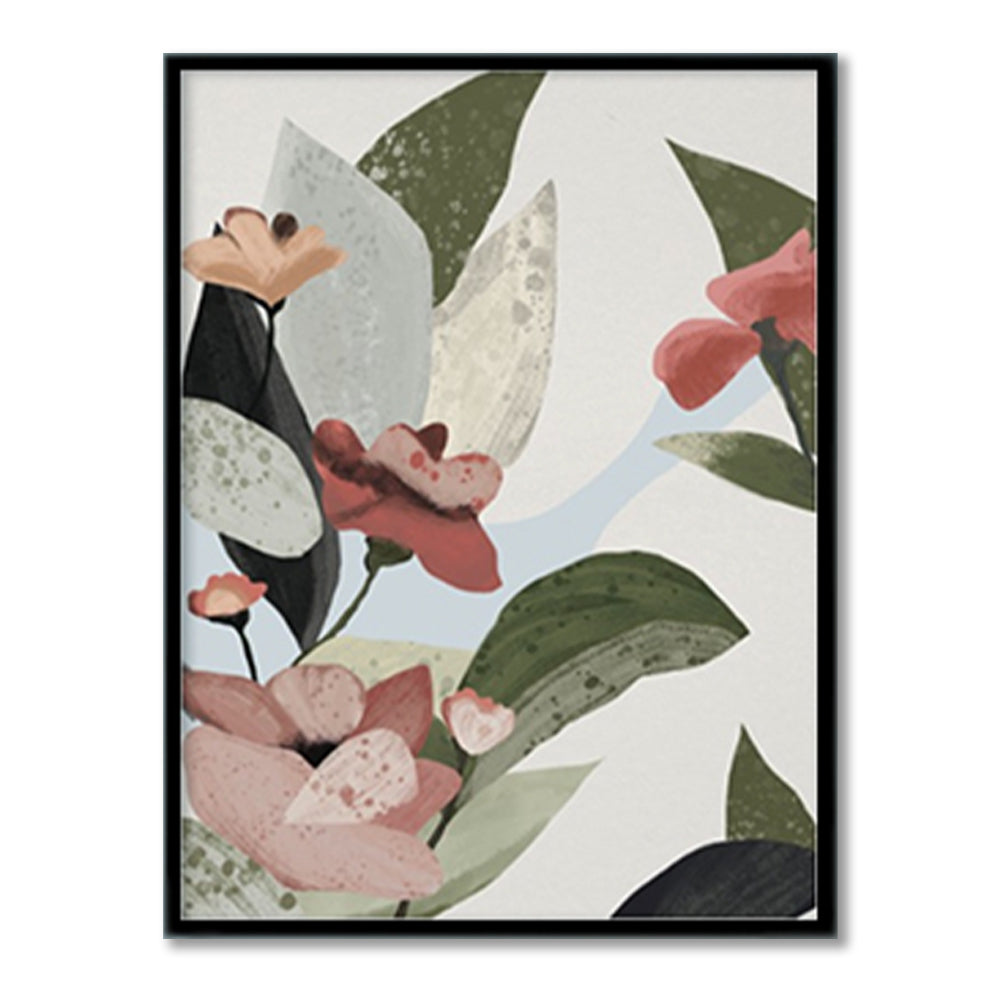 Pastel Floral 5 Nature Artwork Canvas Wall Print