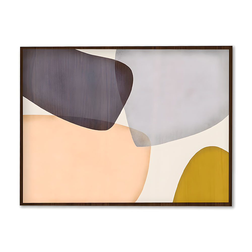 Pebbles Abstract Canvas Wall Art Print