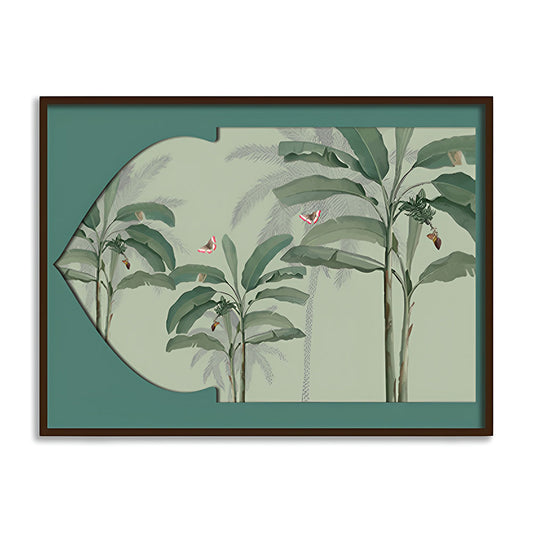 Pichwai Garden 3 Traditional Artwork Canvas Print for Wall
