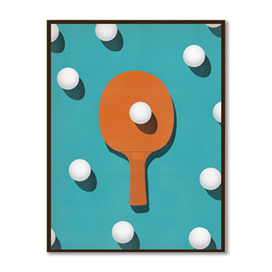 Ping Pong Play Art Print for Kids Room | Pop Canvas Wall Painting
