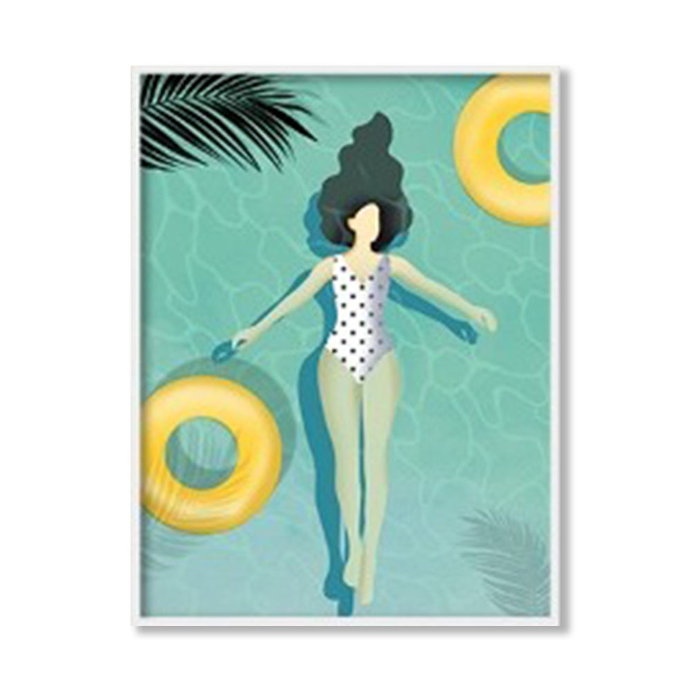Pool Vibes 1 Wall Art Canvas Print for Kids Room