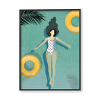 Pool Vibes No. 1 – Wall Art Canvas Print for Kids Room