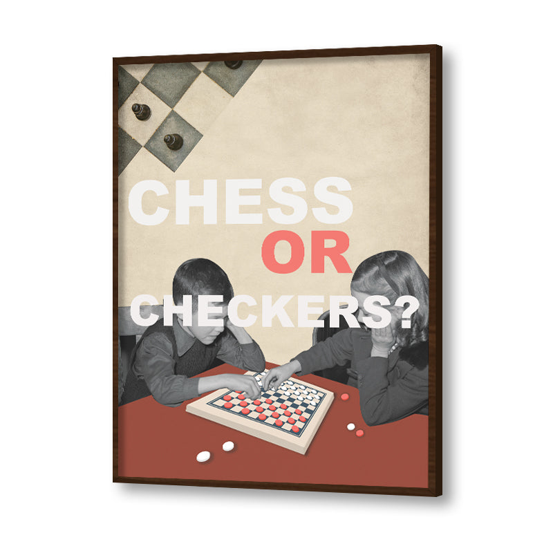 Chess & Checkers Pop Art