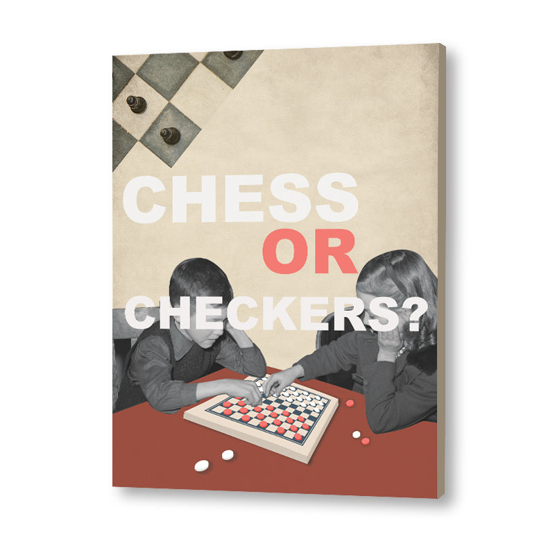 Chess & Checkers Pop Art