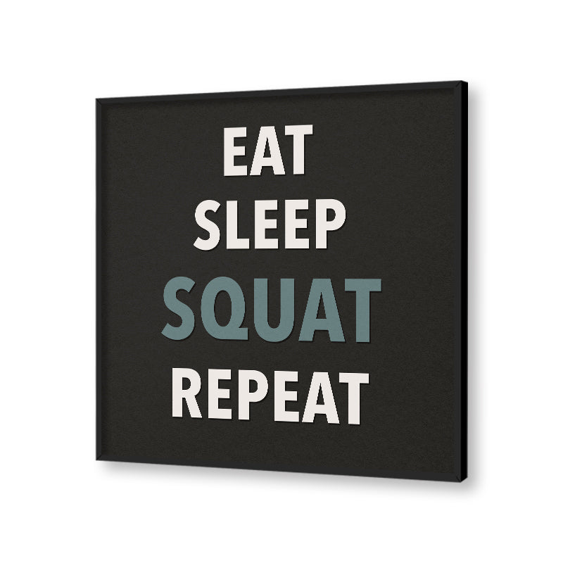 Gym Quotes(Set Of 6) Pop Artwork Canvas Print for Wall