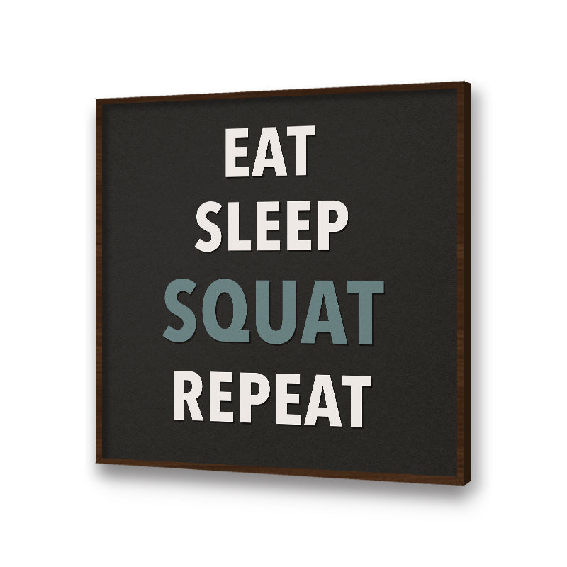 Gym Quotes(Set Of 6) Pop Artwork Canvas Print for Wall