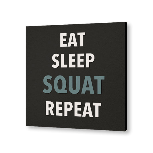 Gym Quotes(Set Of 6) Pop Artwork Canvas Print for Wall
