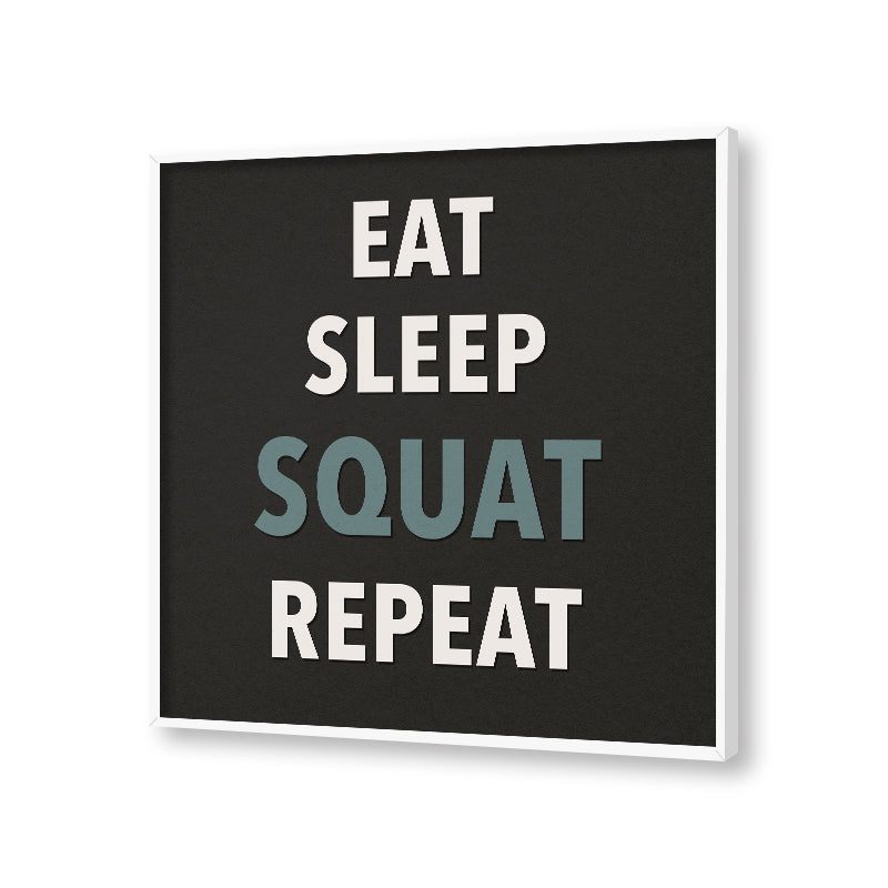 Gym Quotes(Set Of 6) Pop Artwork Canvas Print for Wall