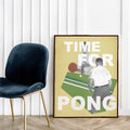 Ping Pong Pop Artwork Canvas Print for Wall