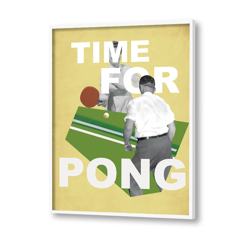 Ping Pong Pop Artwork Canvas Print for Wall