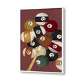 Snooker Pop Artwork Canvas Print for Wall