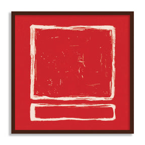 Rouge Abstract Canvas Wall Art Print