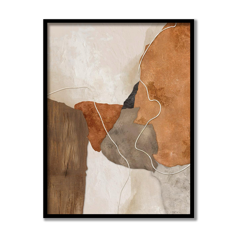 Rustic textures | Abstract Canvas Painting for Wall | Wall Decor | Wall Painting