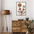 Boho Abstract Woodland 1 Scandinavian Canvas Wall Art Print