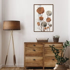 Boho Abstract Woodland 1 Scandinavian Canvas Wall Art Print