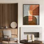 Bold Chromaticity Prints 1 Scandinavian Abstract Canvas Wall Art Print
