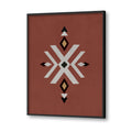 Geometric Rustic Aztec No. 2 – Scandinavian Canvas Wall Art Print