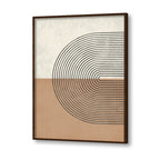 Geometric Synchronization (Set of 2) Abstract Canvas Wall Art Print