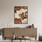 Tawny Beauty Scandinavian Canvas Wall Art Print