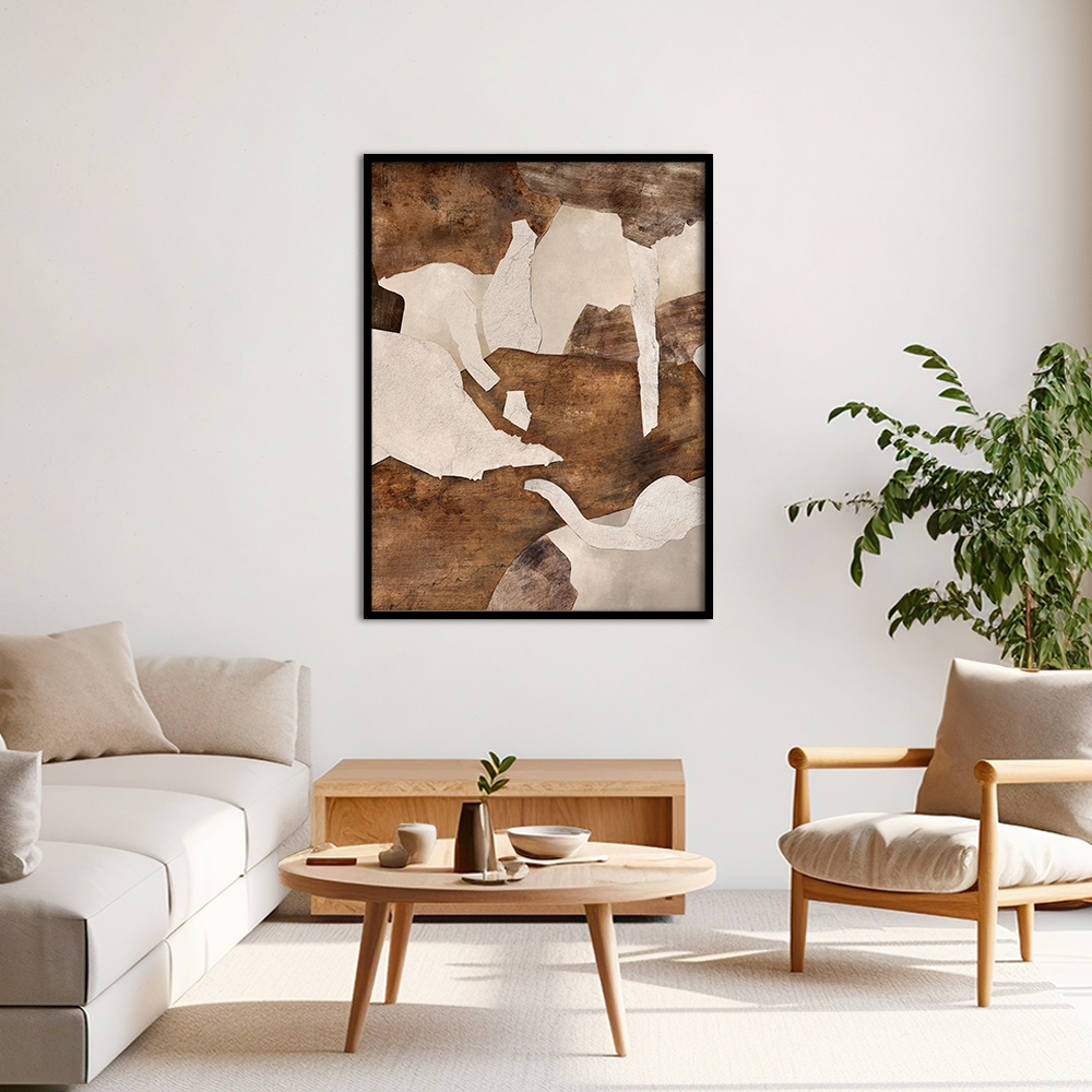 Tawny Beauty Scandinavian Canvas Wall Art Print