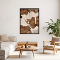 Tawny Beauty Scandinavian Canvas Wall Art Print