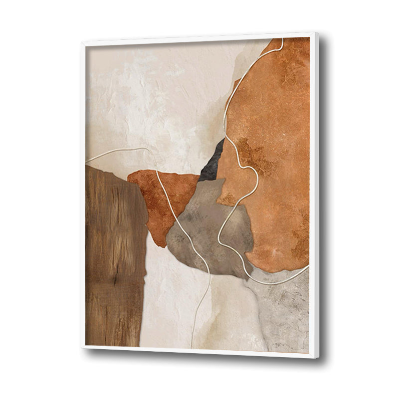 Rustic textures Abstract Canvas Wall Art Print