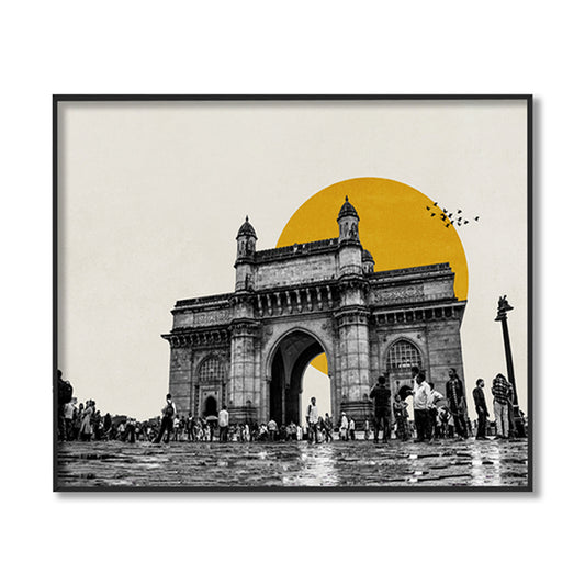 Scenic Escapes 7 Black and White Wall Artwork | Pop Canvas Painting for Wall | Wall Decor | Wall Painting for Living Room | Bedroom