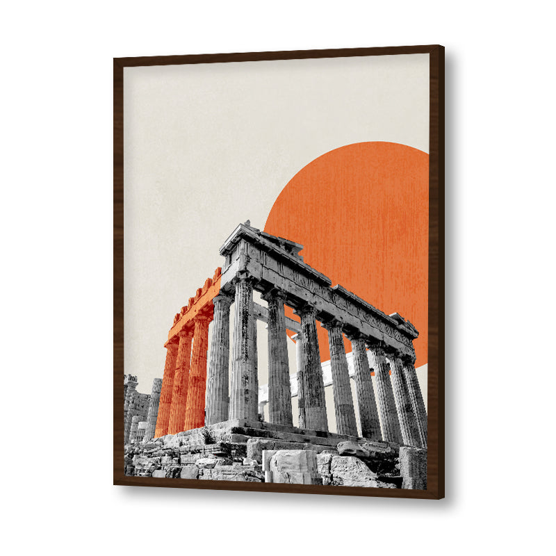 Scenic Escapes 8 Black and White Canvas Wall Art Print