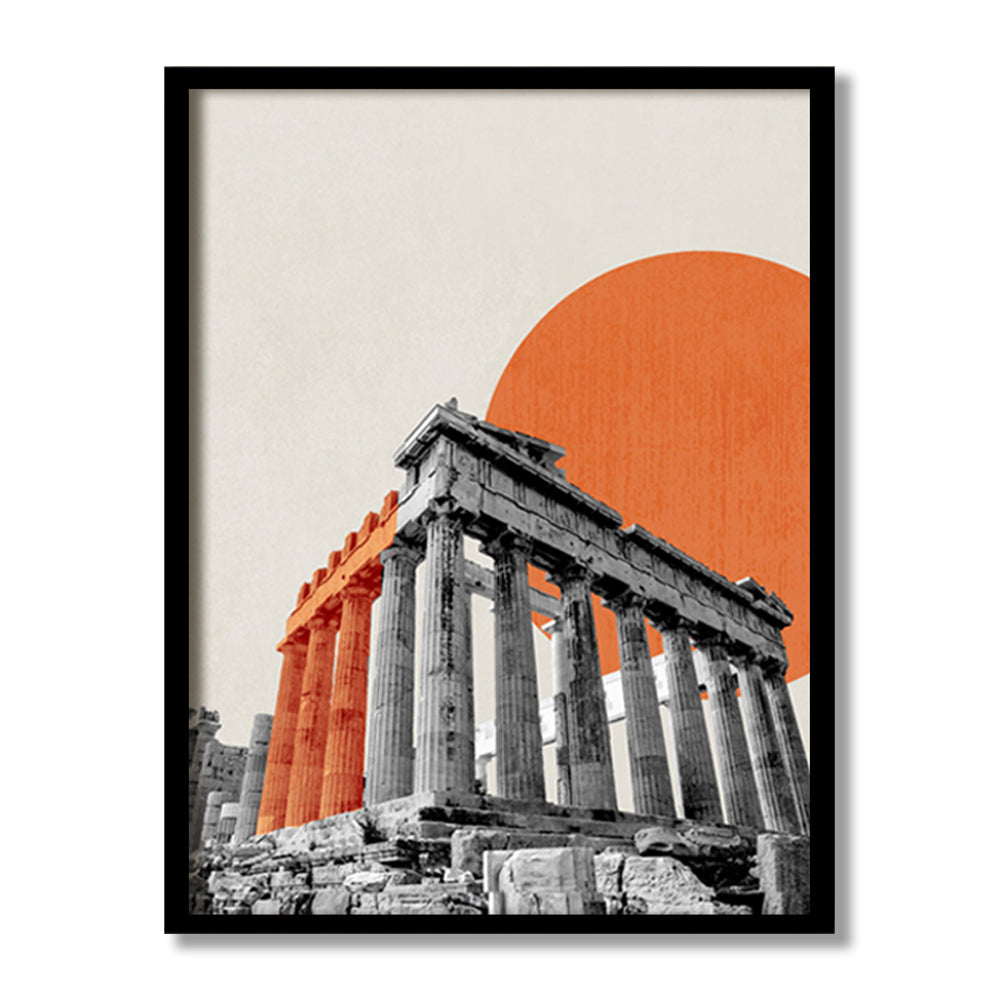Scenic Escapes 8 Black and White Canvas Wall Art Print