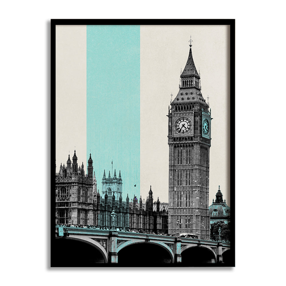 Scenic Escapes 9 Black and White Canvas Wall Art Print