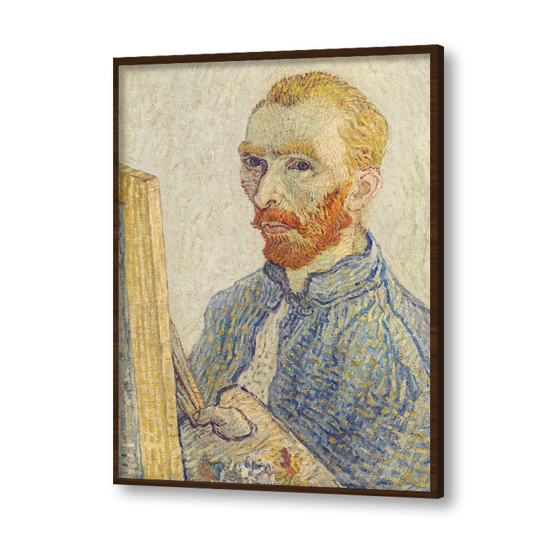 Self Portrait by Vincent - Famous Painting Canvas Print