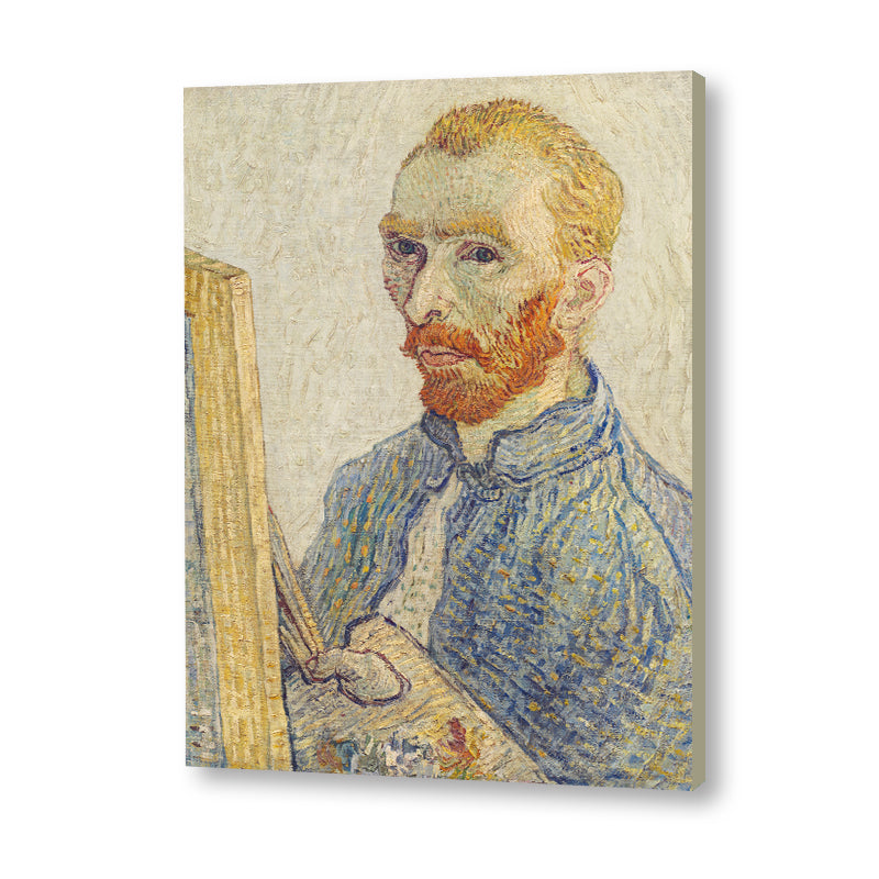 Self Portrait by Vincent - Famous Painting Canvas Print