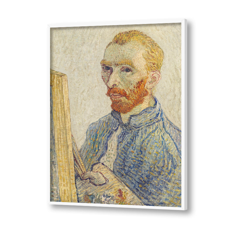 Self Portrait by Vincent - Famous Painting Canvas Print