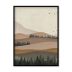 Serene View No. 1 – Scandinavian Canvas Wall Art Print