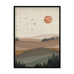 Serene View No. 2 – Scandinavian Canvas Wall Art Print